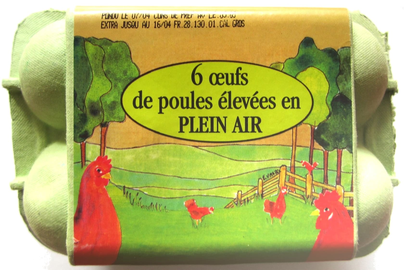 Le Vieux Château 6 Œufs de Poules Élevées en Plein Air packshot