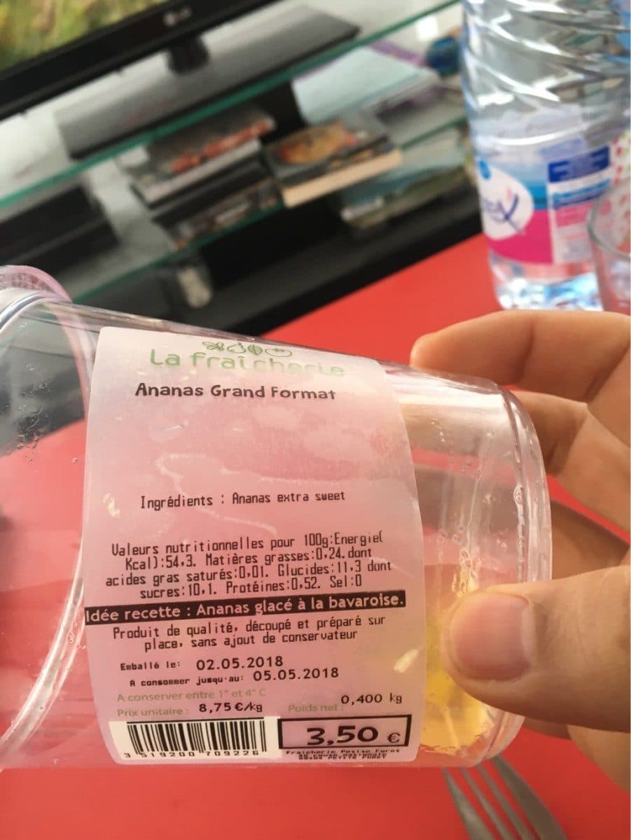 Open Food Facts La fraicherie packshot