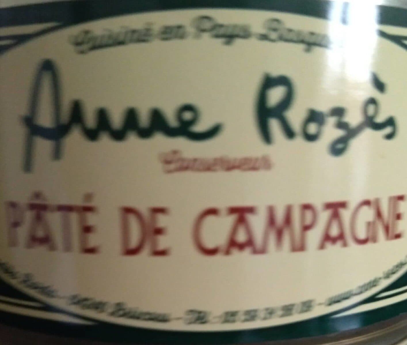Anne Rozès Pâté de campagne packshot