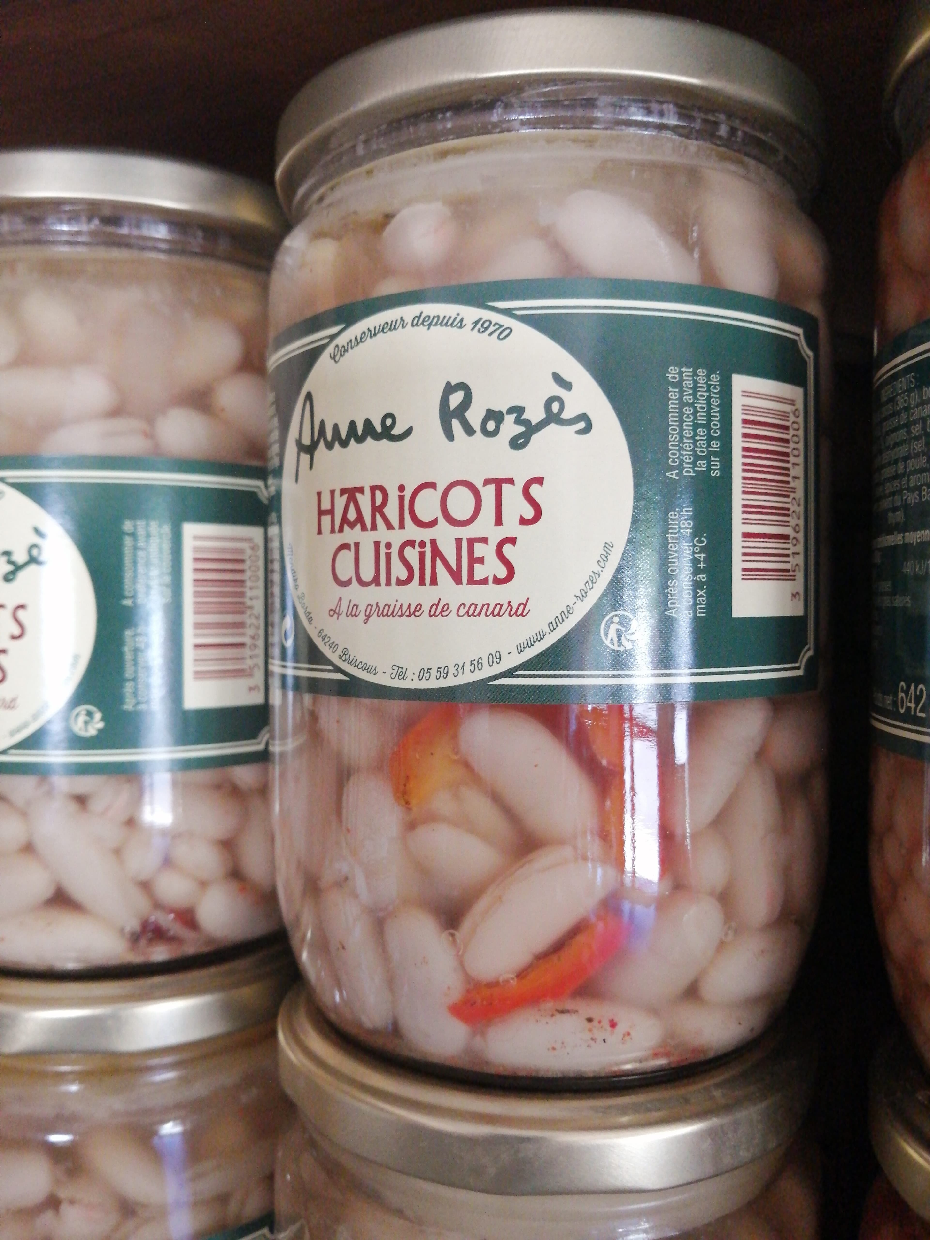Anne Rozès Haricots cuisinés à la graisse de canard packshot