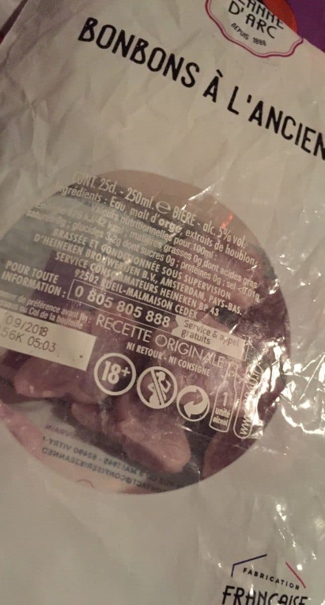 Open Food Facts Bonbon à l'ancienne packshot