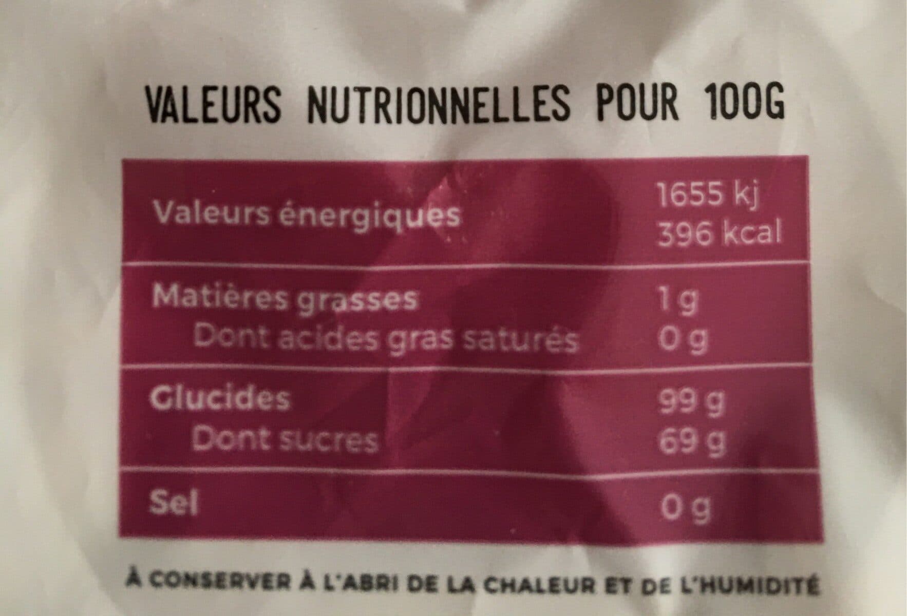 Open Food Facts Bonbon à l'ancienne packshot