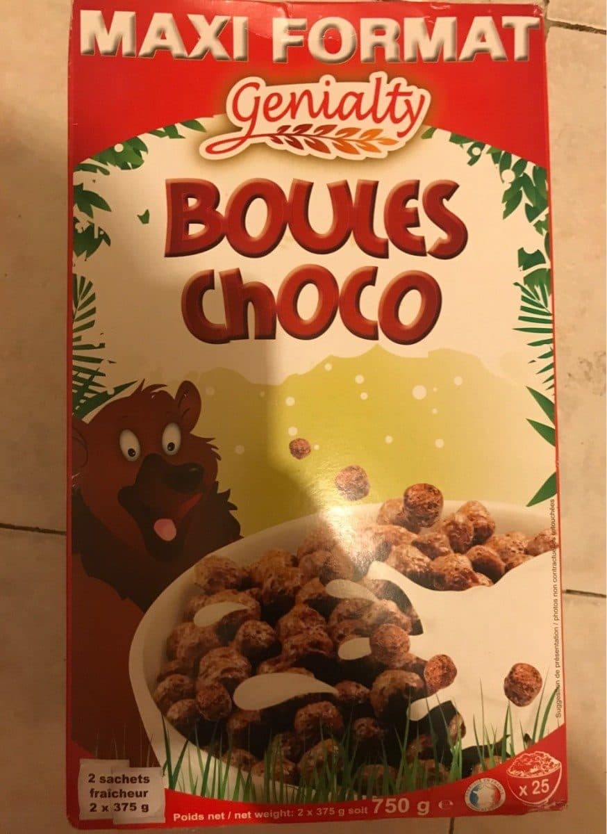 Open Food Facts Boules choco packshot