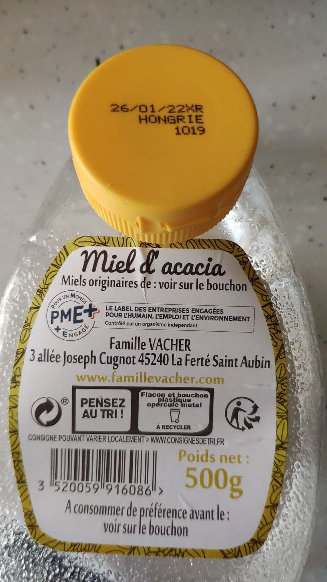 Famille Vacher Miel d'Acacia packshot