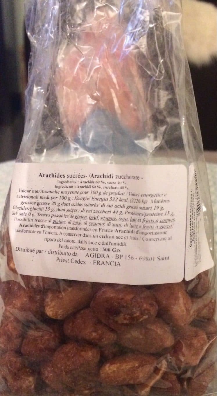 Agidra Arachides Sucrées packshot