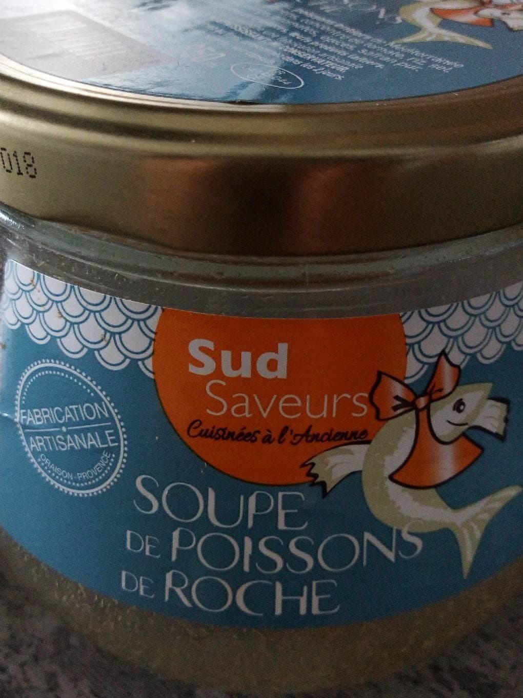 Sud Saveurs Cuisinées à l'ancienne Soupe de poissons de roche packshot