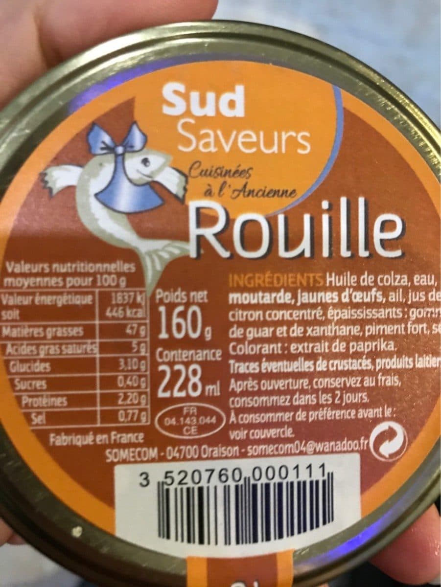 Open Food Facts Rouille packshot