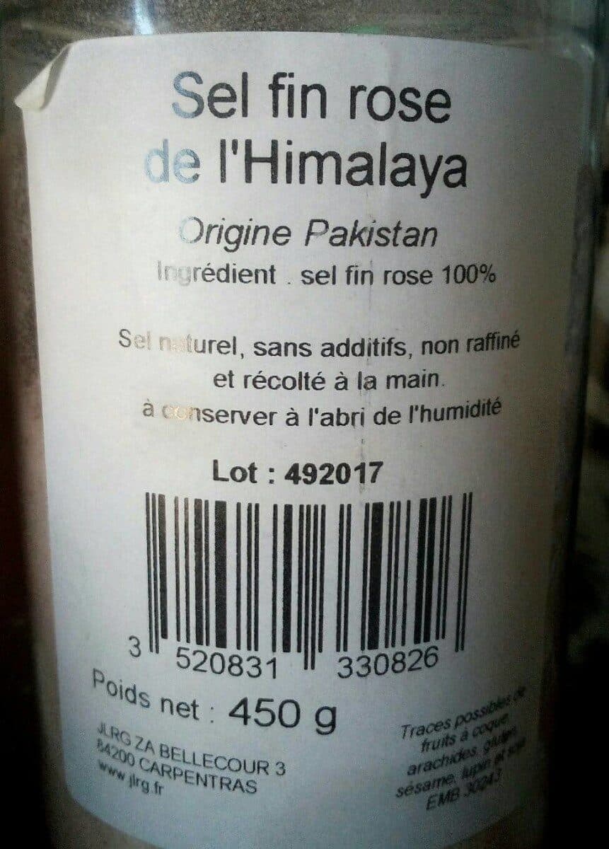 Open Food Facts Sel rose de l'Himalaya packshot