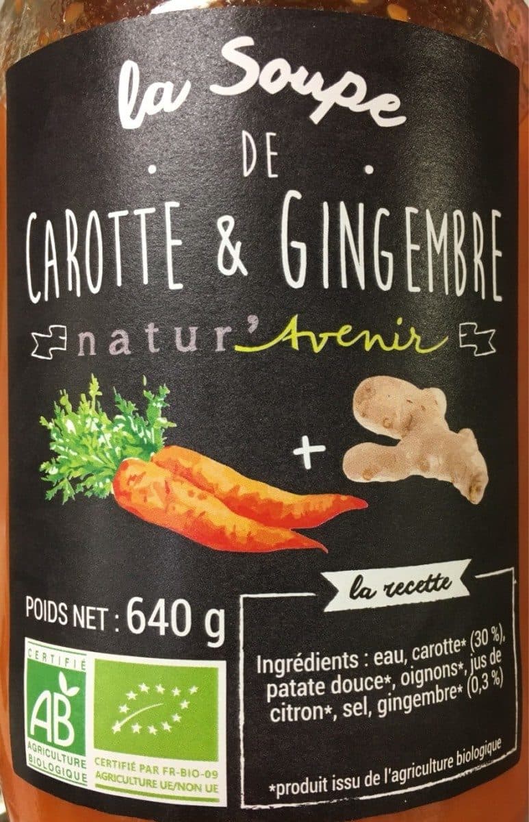Natur Avenir Soupe de carotte packshot