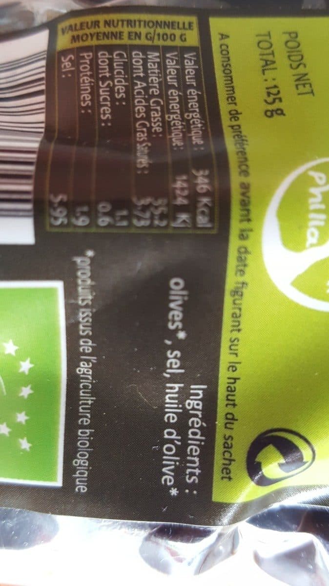 Philia Olives noires à la grecques packshot