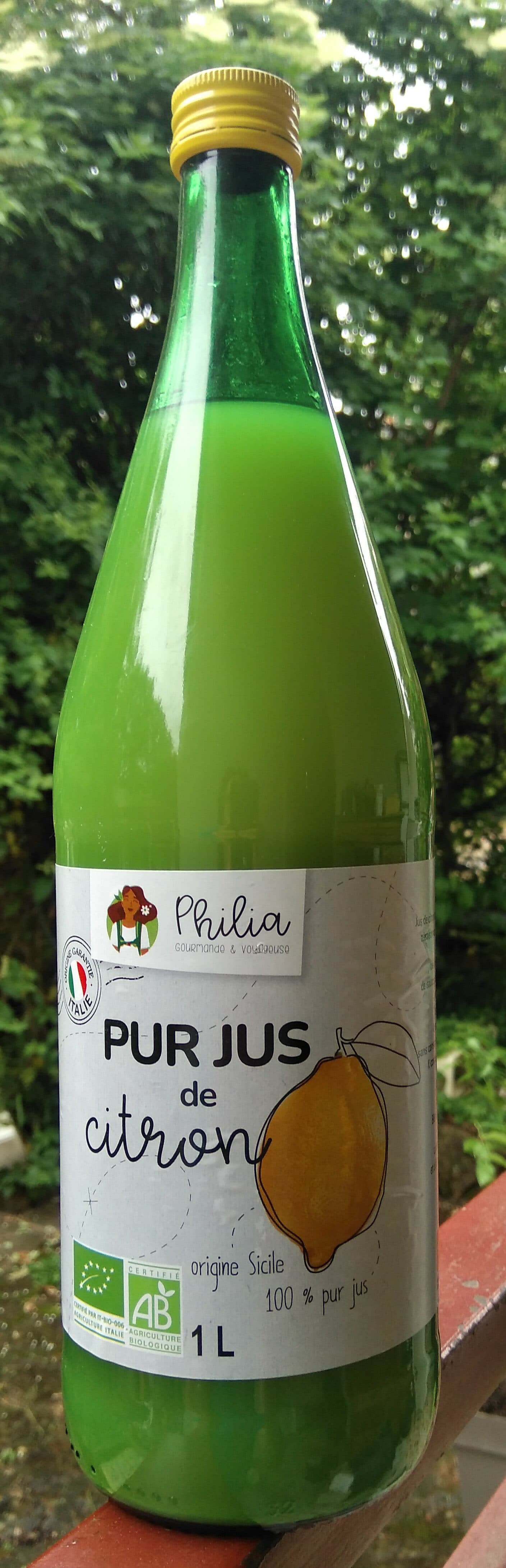 Philia Pur jus de citron packshot