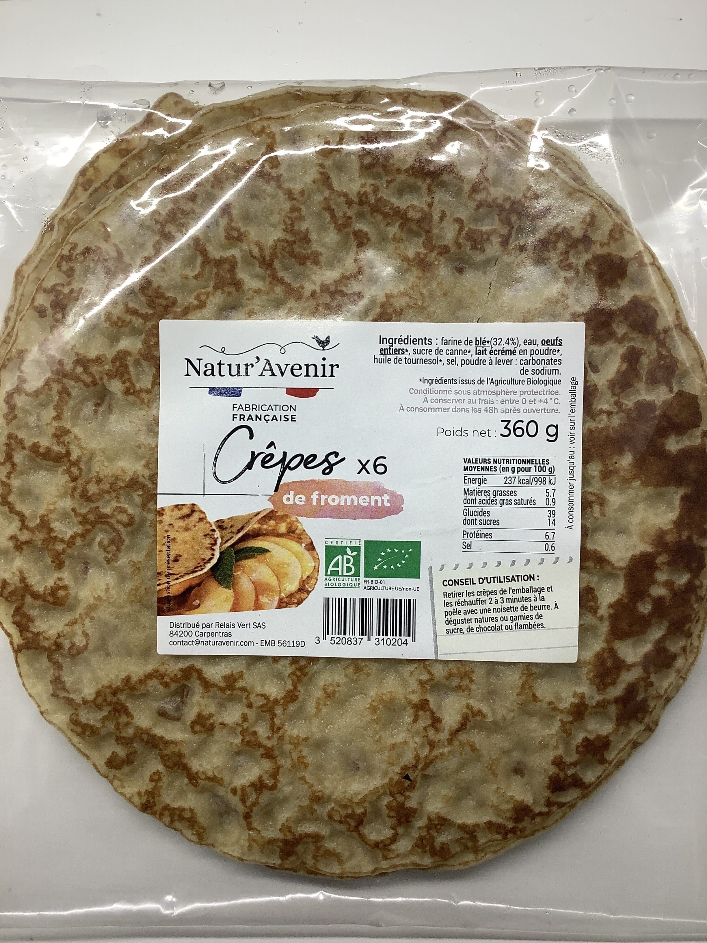 Natur’ Avenir Crêpes de froment packshot
