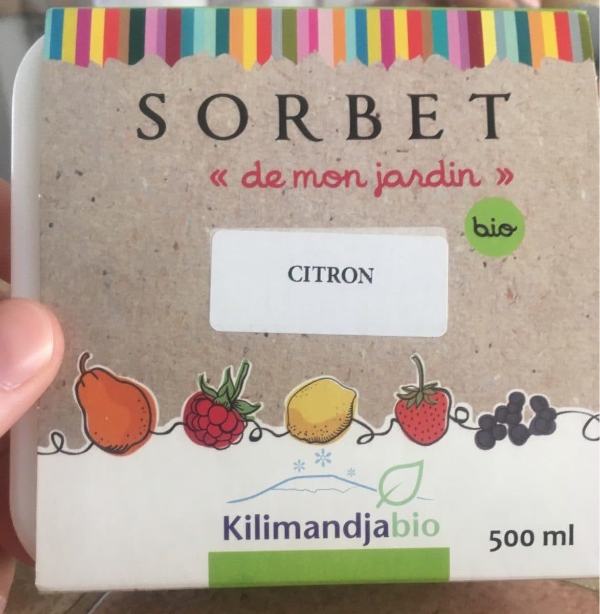 Open Food Facts Sorbet de mon jardin packshot