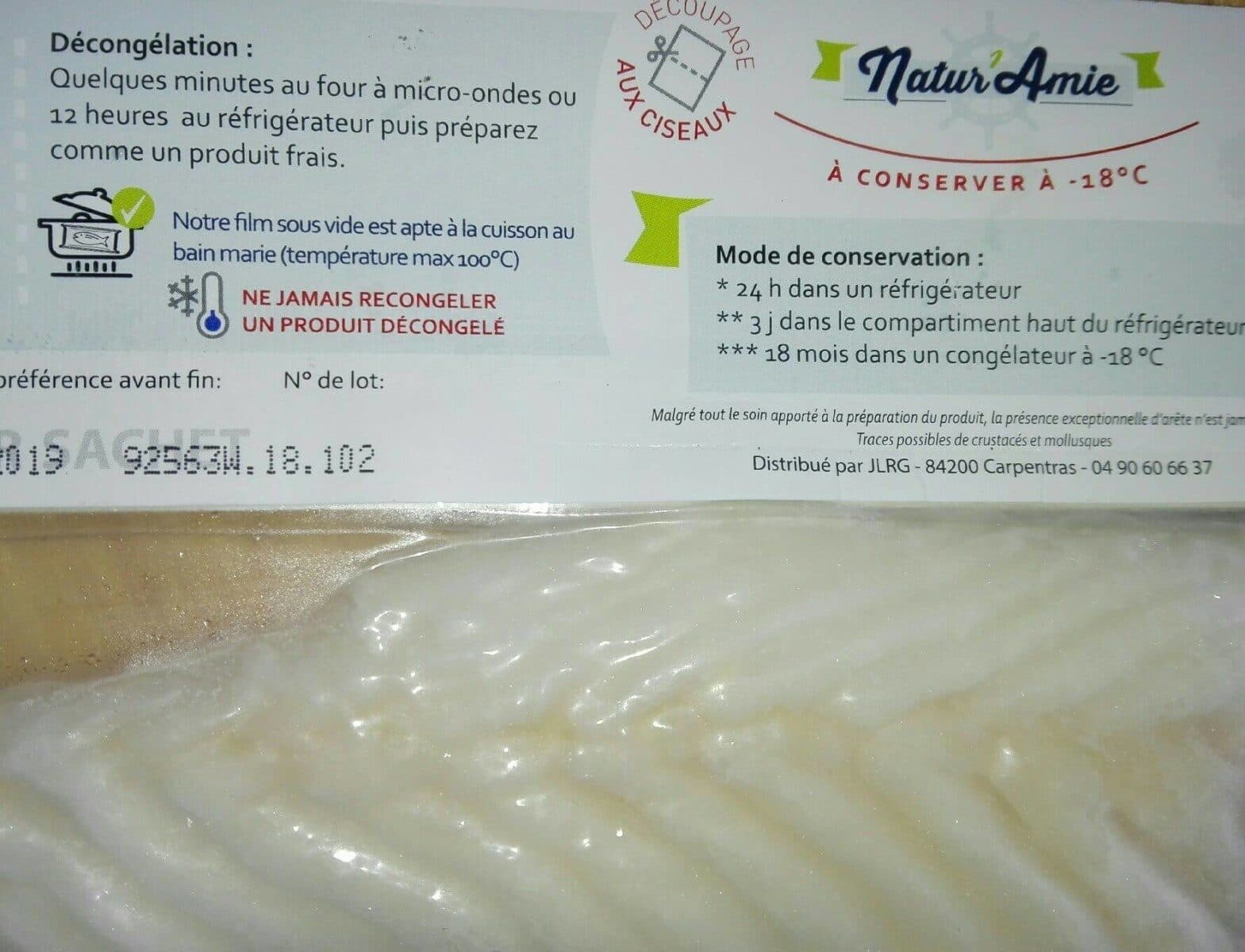 Open Food Facts Dos du cabillaud packshot