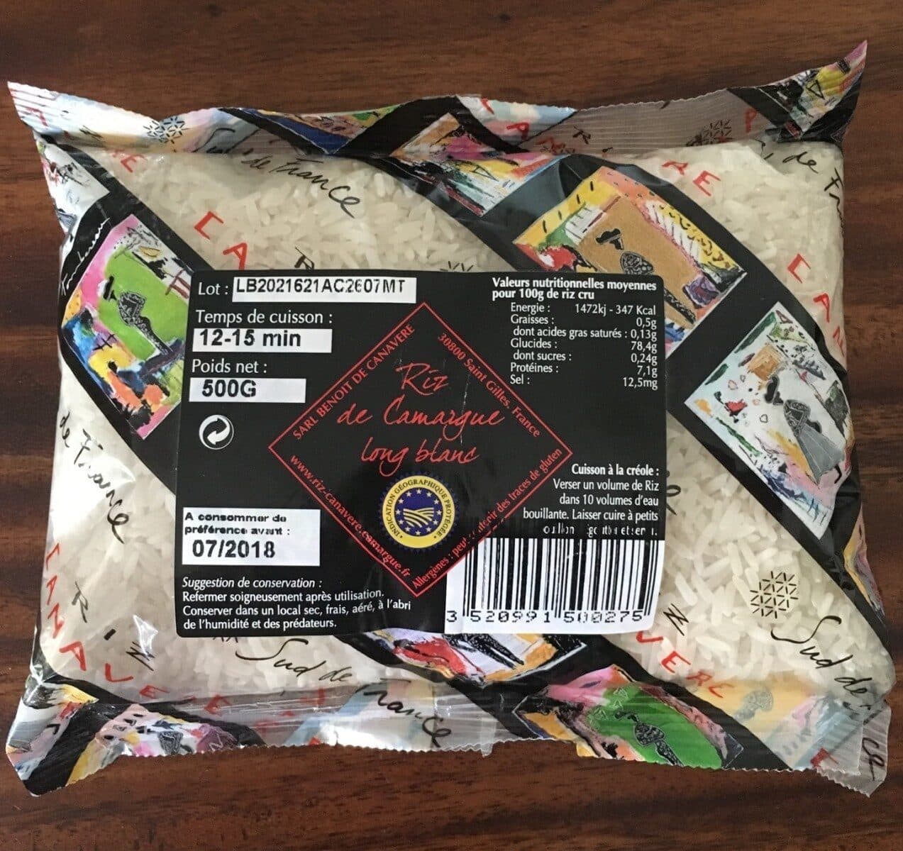 Benoit de Canavere Riz de camargue long blanc packshot
