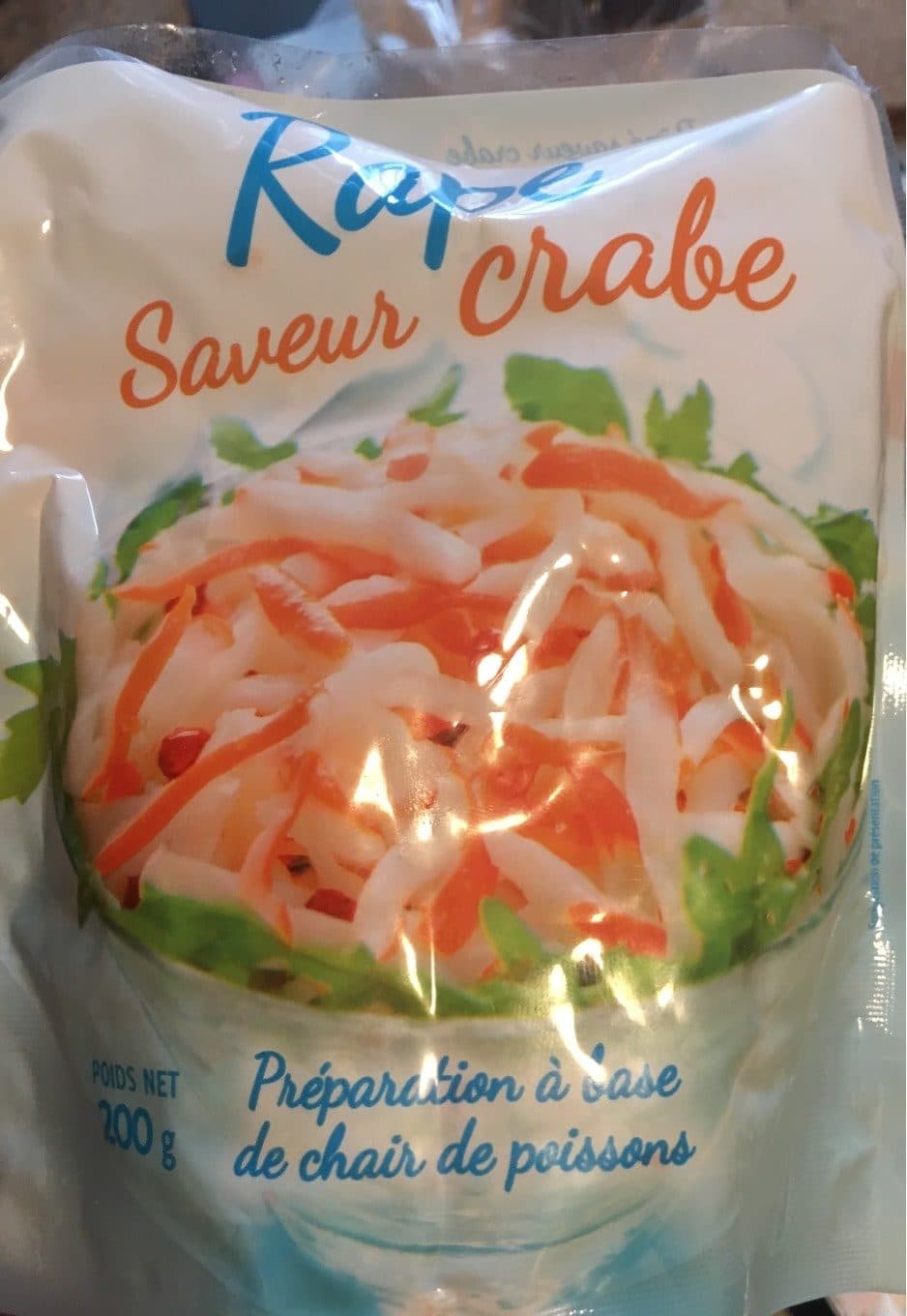 Rape Saveur Crabe Surimi rape 200g saveur crabe packshot