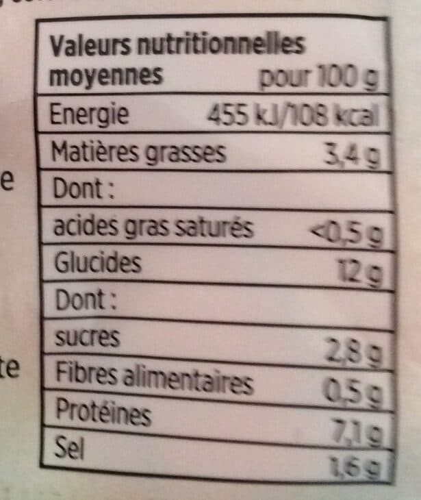 Open Food Facts Bâtonnets de surimi saveur crabe packshot