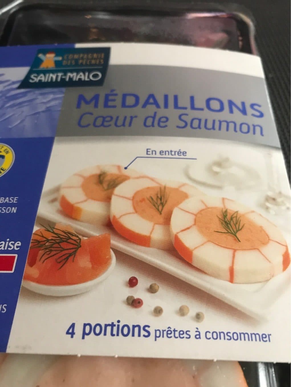 Compagnie Des Pêches Saint Malo Medaillon coeur de saumon packshot