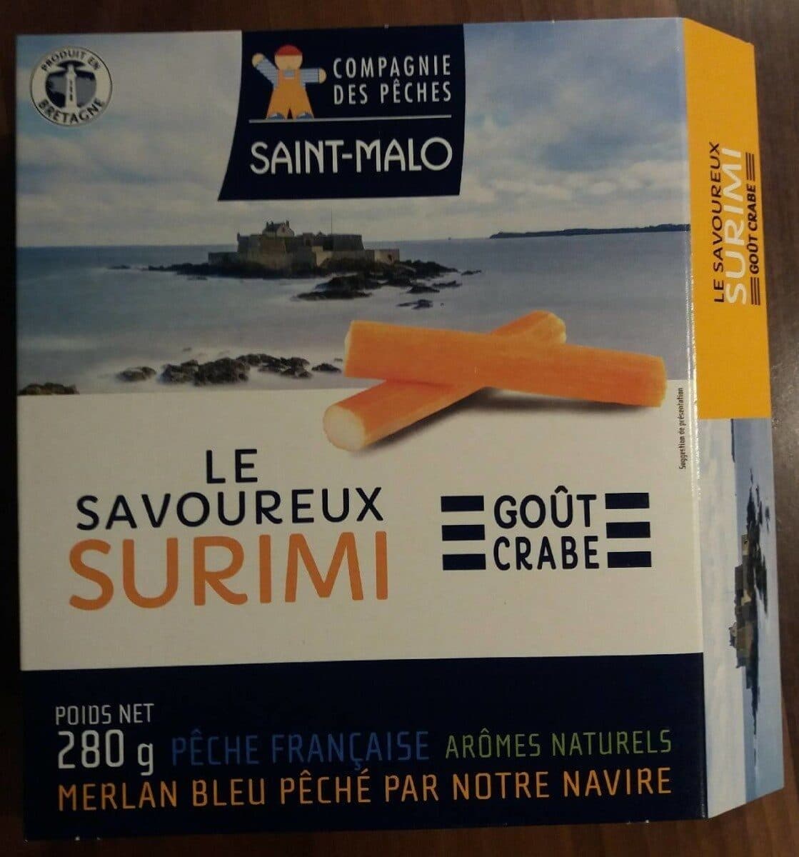 Compagnie des Pêches Saint-Malo Le savoureux surimi goût crabe packshot