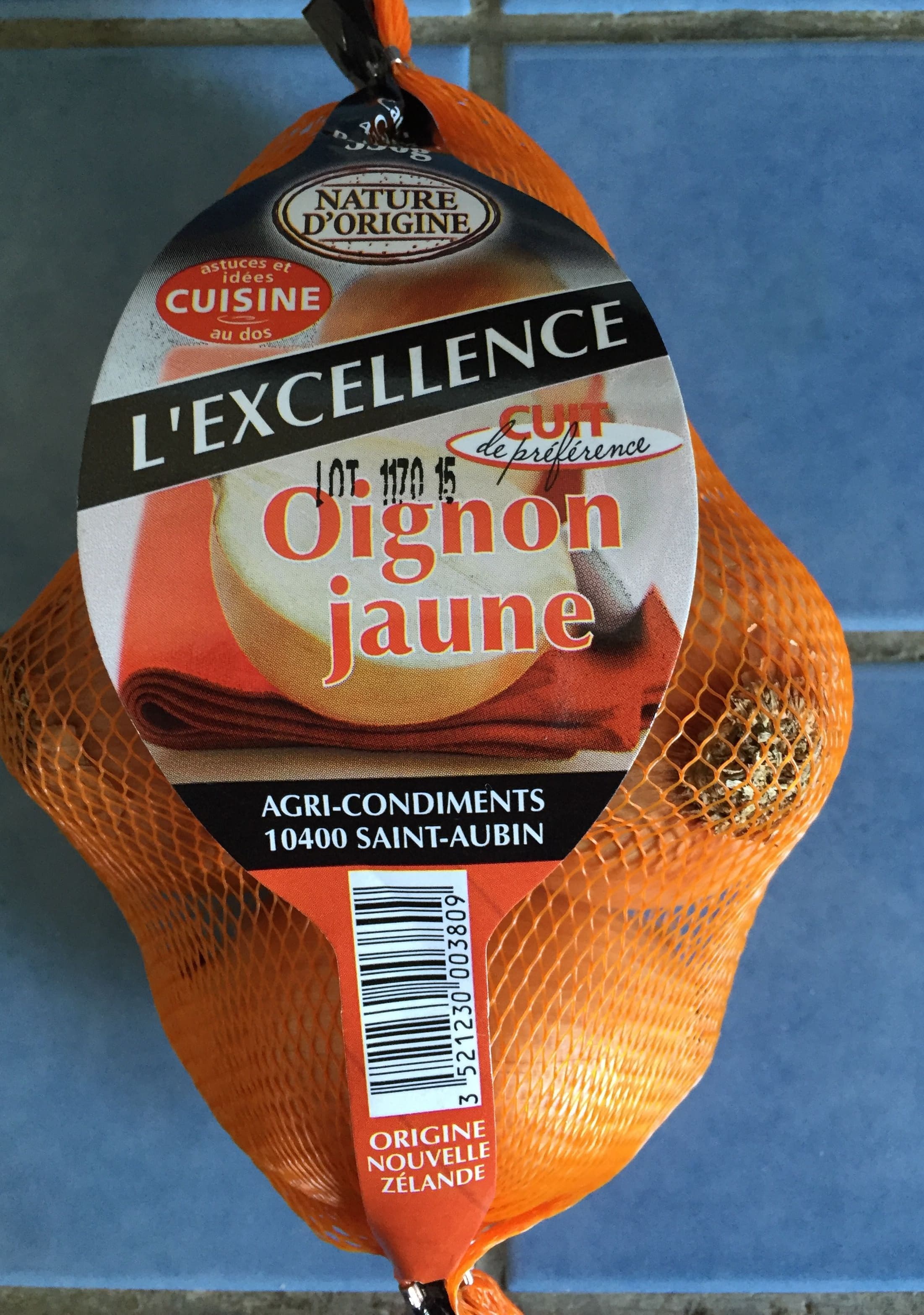 Nature D’origine Oignons jaunes packshot
