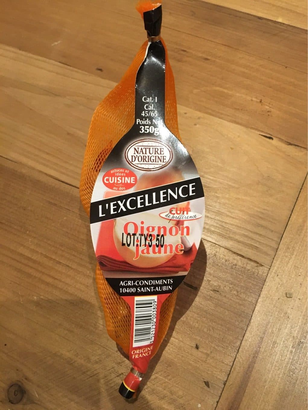 Nature D’origine Oignons jaunes packshot