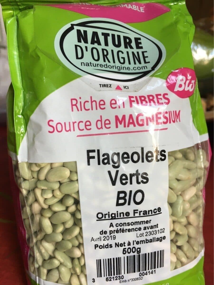 Nature d'origine Flageolets Verts BIO packshot