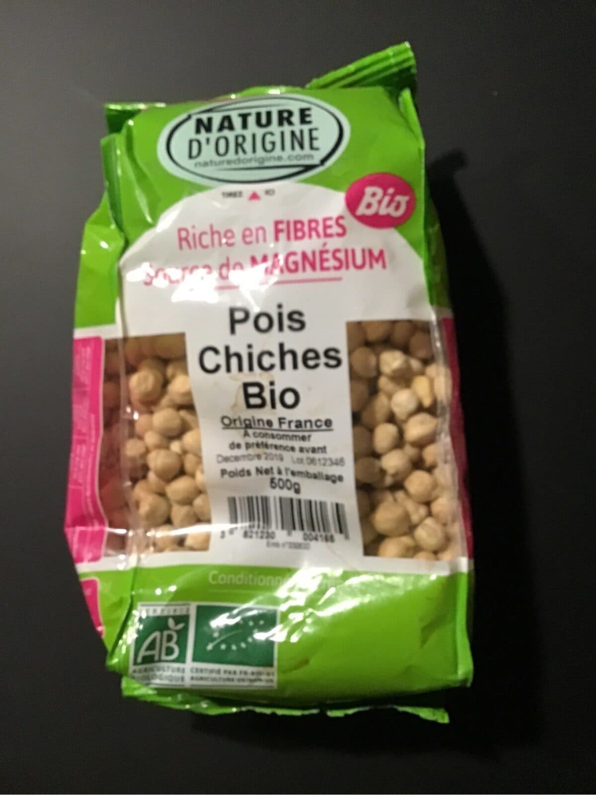 Open Food Facts Pois chiches bio packshot