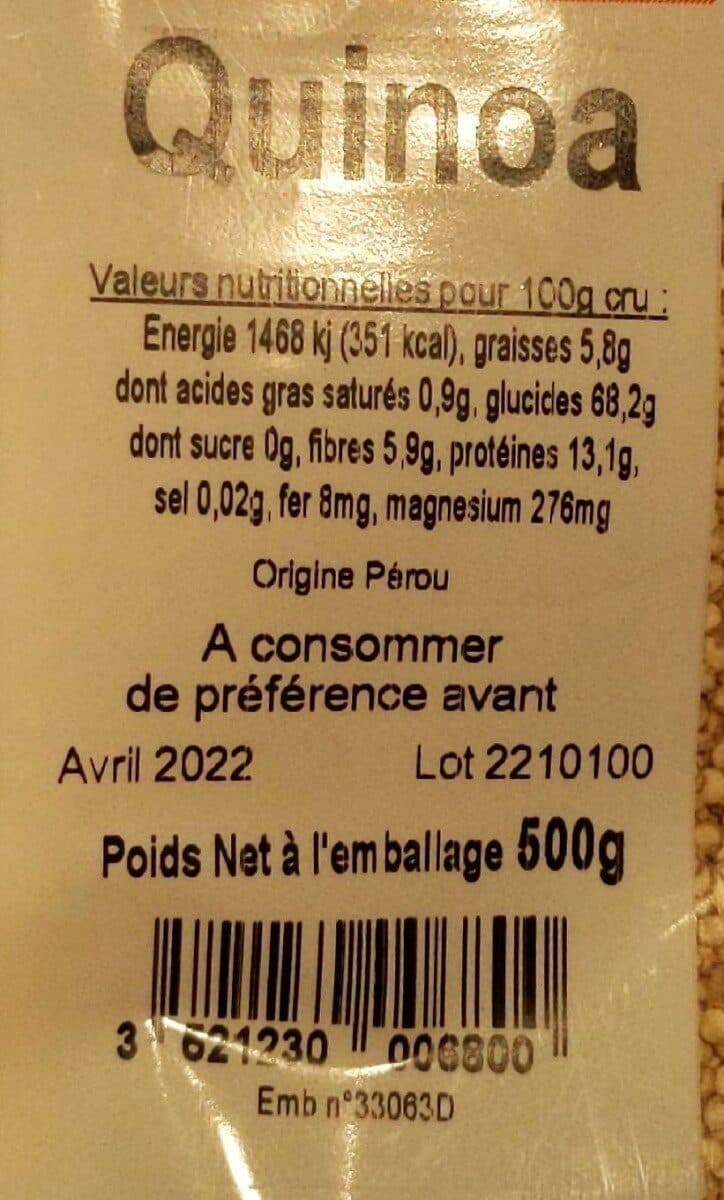 Nature D'origine Quinoa packshot