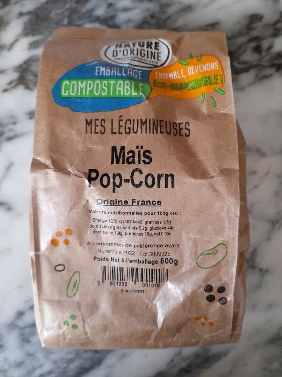 Nature d'origine Mais Pop Corn packshot