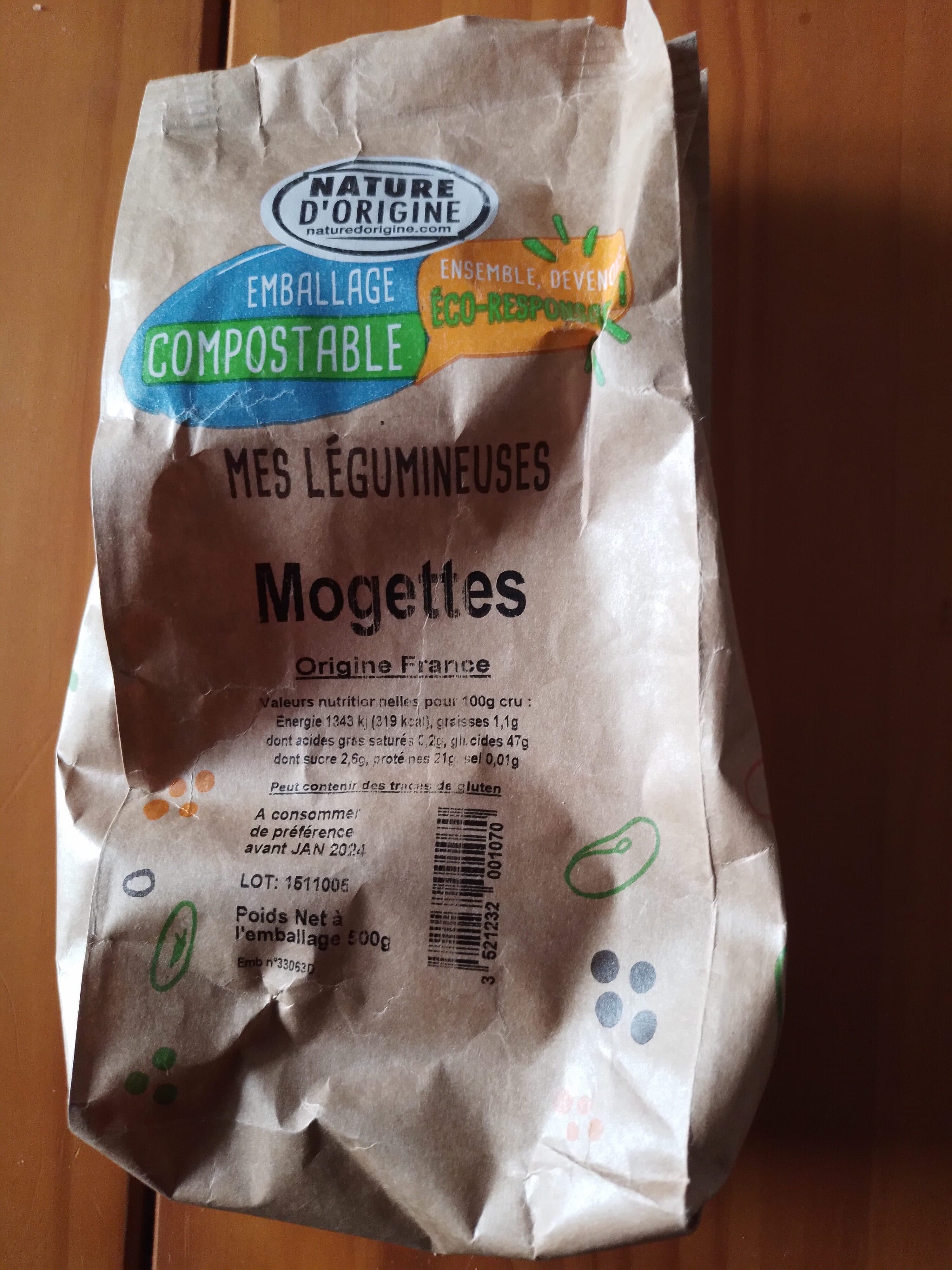 Open Food Facts Mogette De Vendée 500g packshot