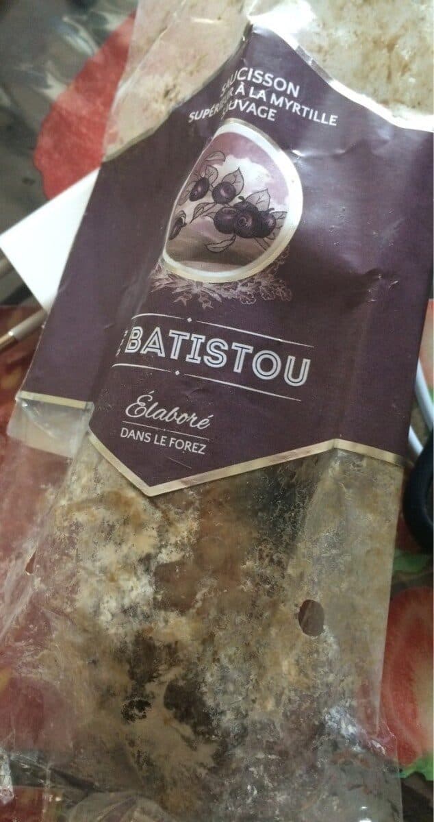 Le Batistou Saucisson aux myrtilles packshot