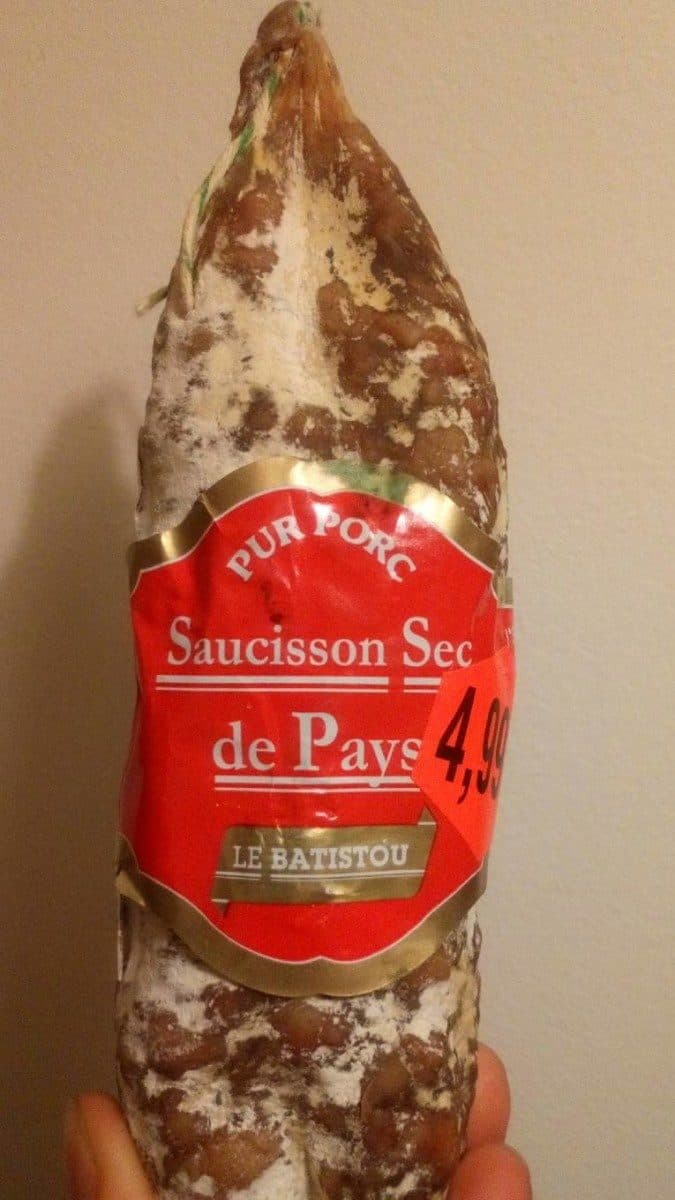 Le Batistou Saucisson sec de pays packshot