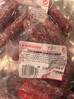 Le Batistou Saucisson sec P'tit Baptiste au Taureau packshot