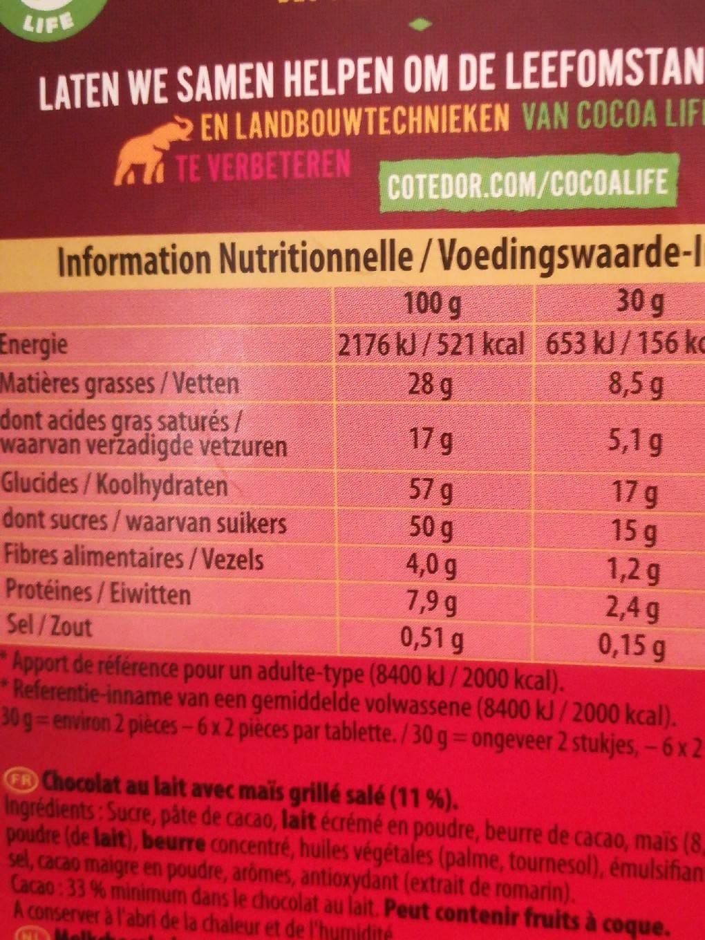 Côte d'Or Bloc packshot