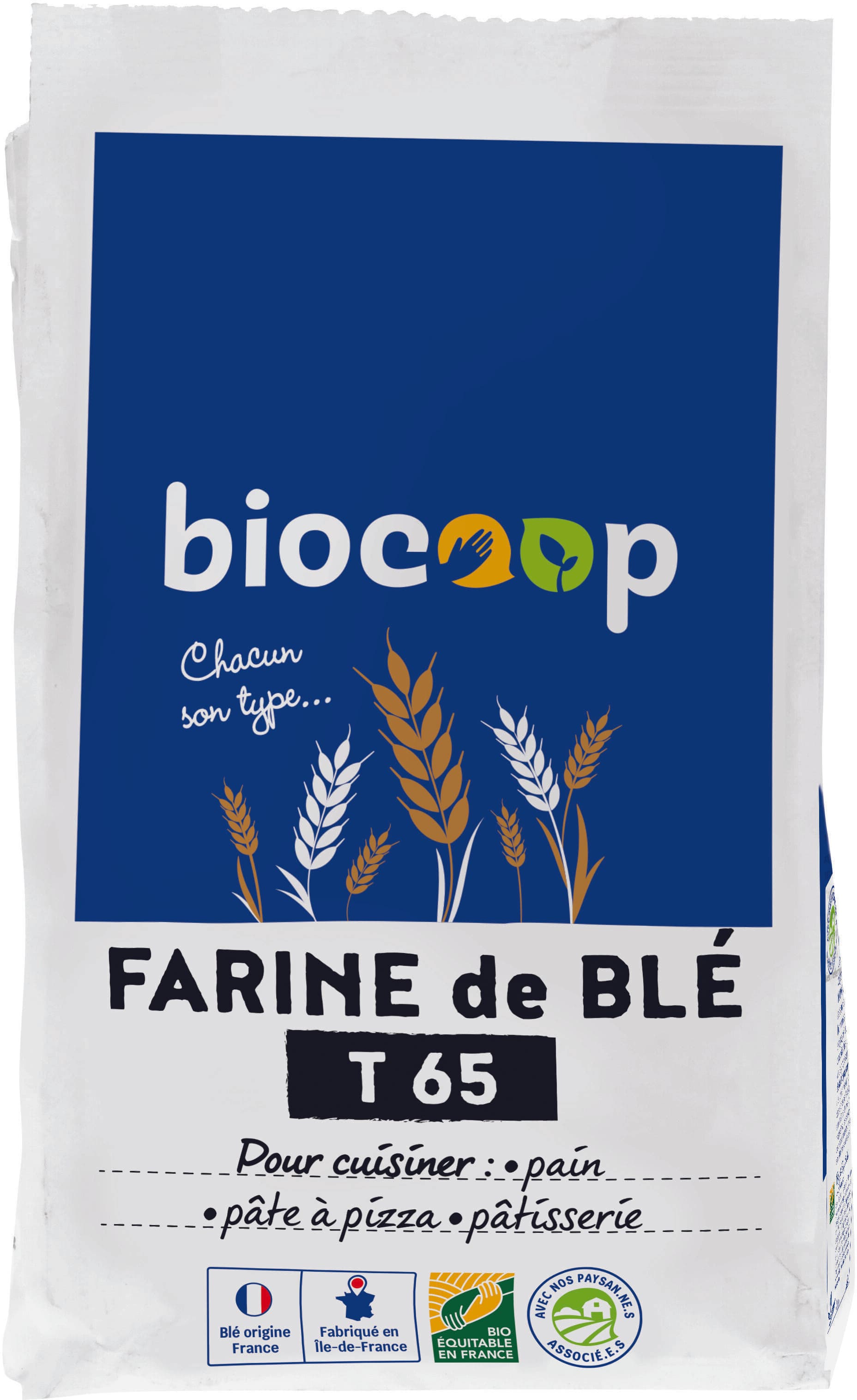 Biocoop Farine de blé T65 packshot