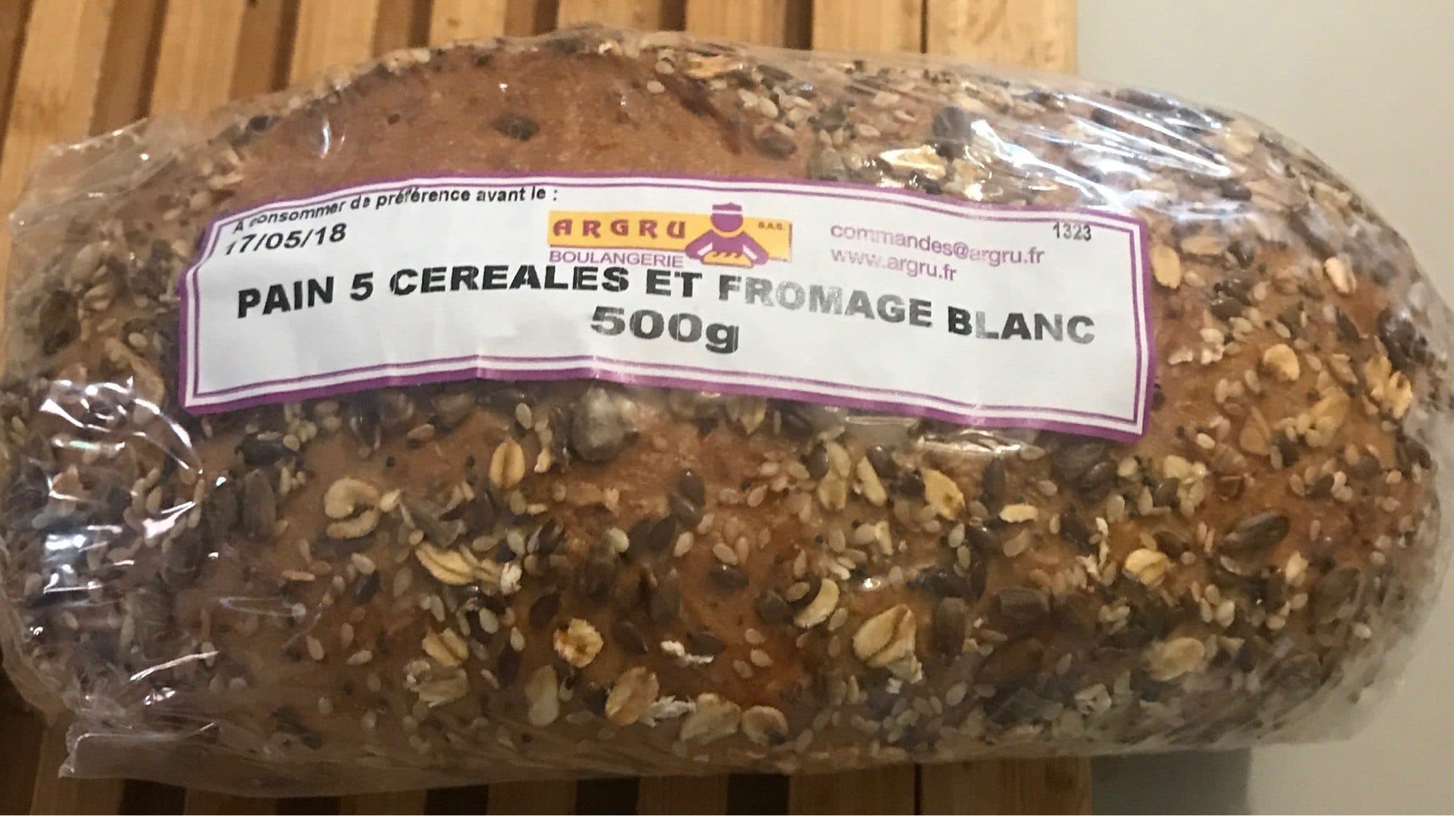 Open Food Facts Pain 5 céréales et fromage blanc 500g packshot