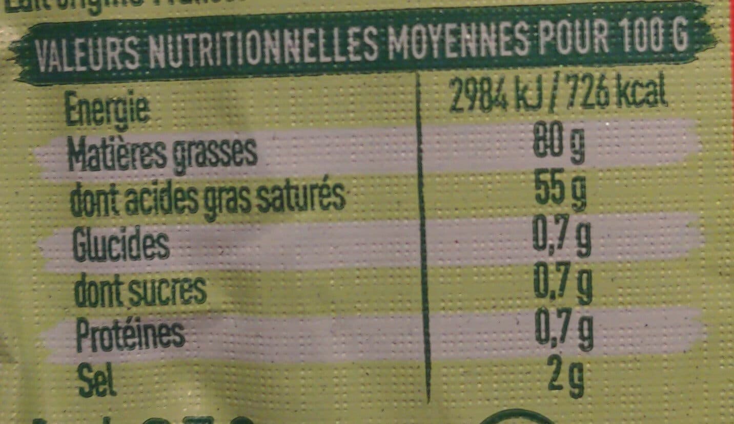 Grand Fermage Beurre moulé biologique demi-sel packshot