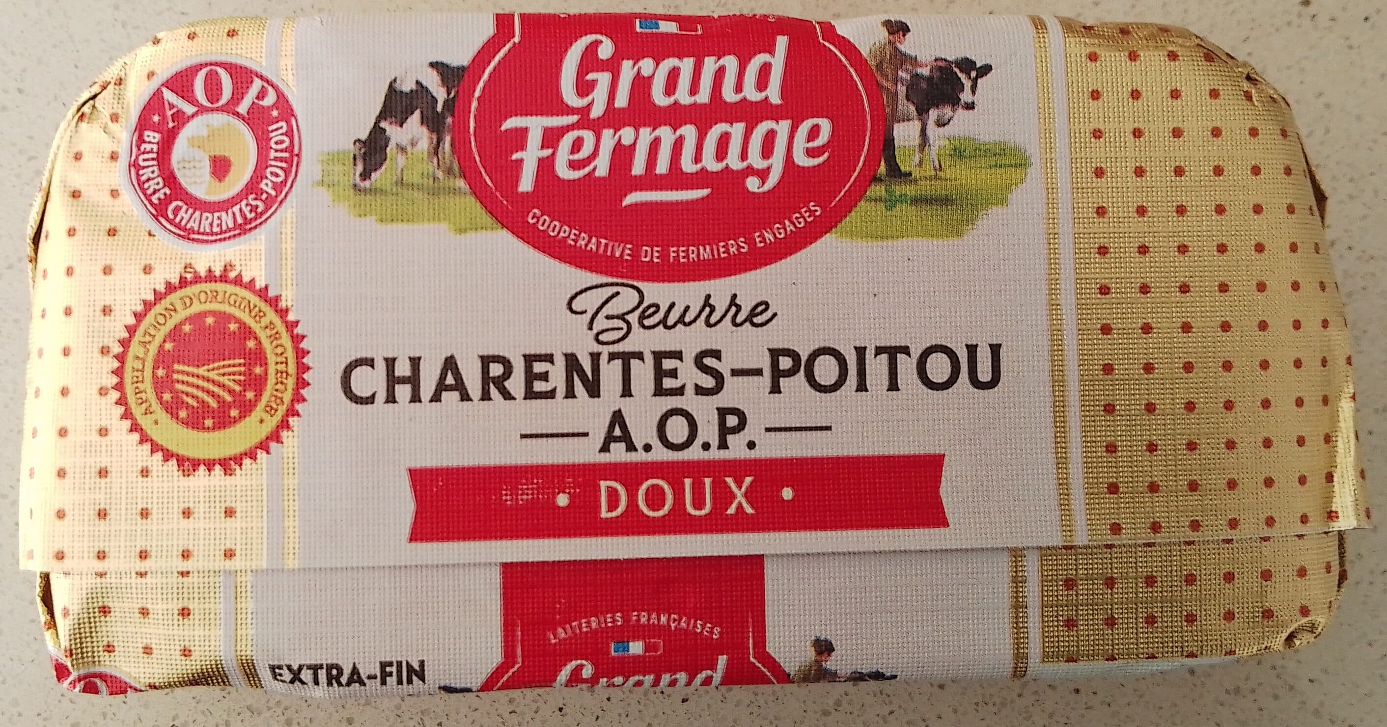 Grand Fermage Beurre moulé AOP doux packshot