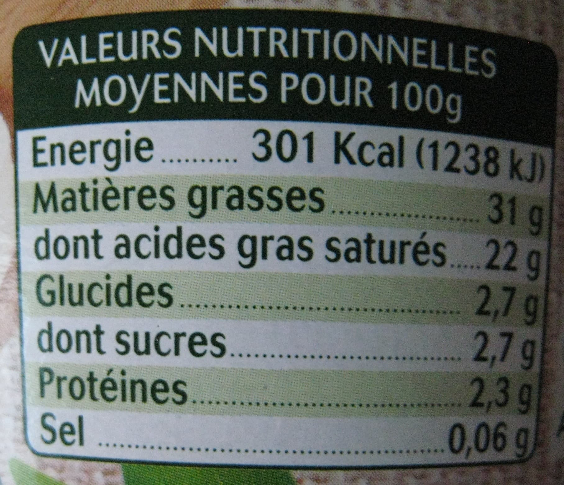 Bio nat' Crème fraîche épaisse 40 cl 30% de mat. gr. Bio nat' packshot