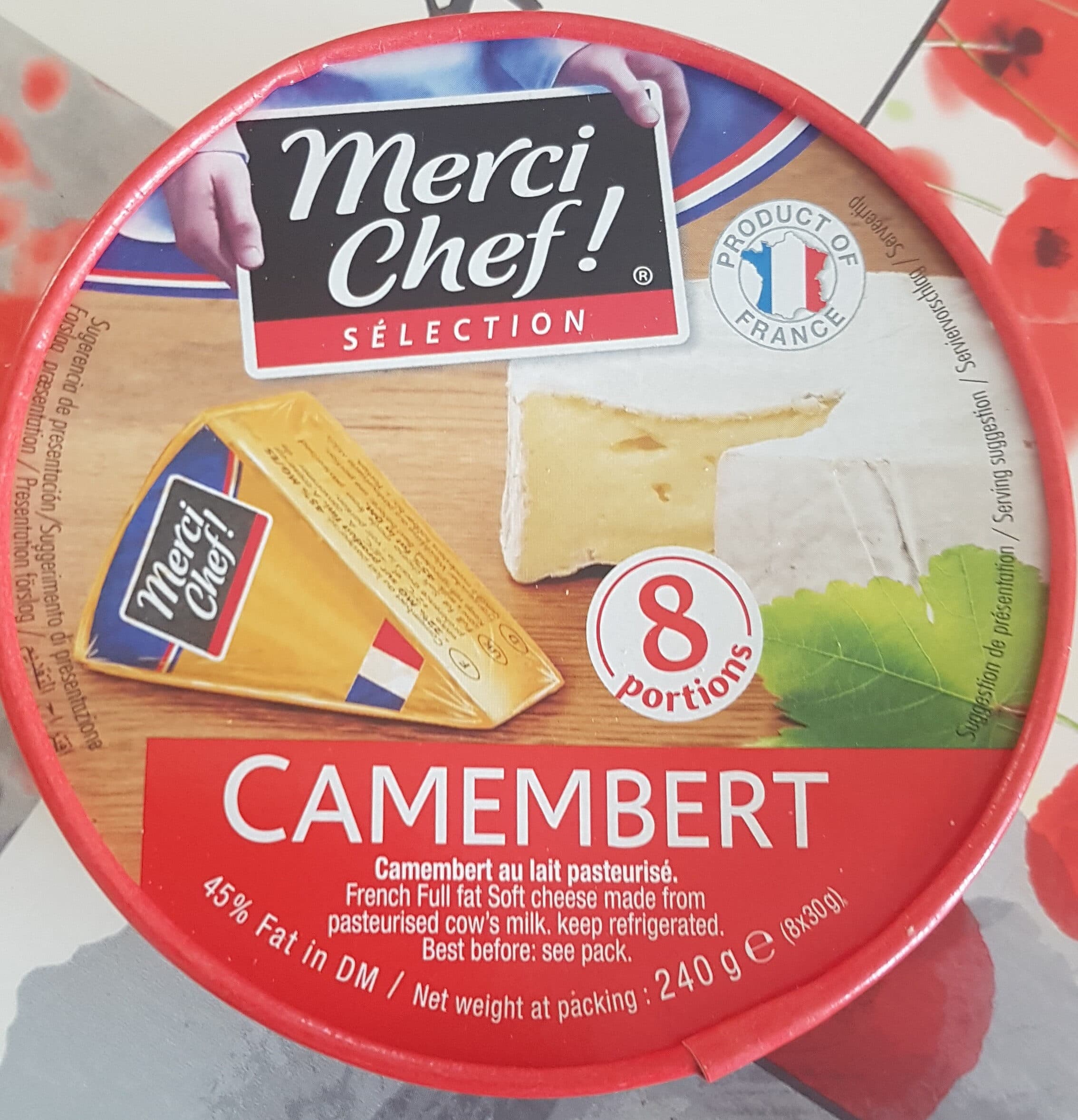 Open Food Facts Camembert 8 Portions packshot