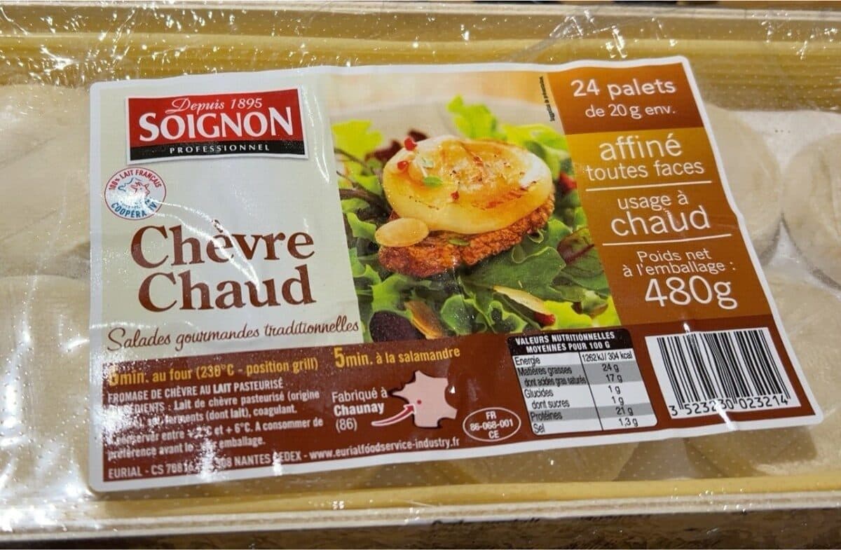 Soignon Palet De Chèvre Chaud Affiné packshot