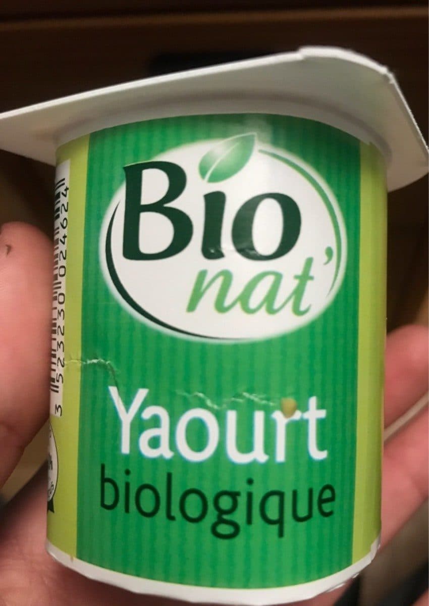 Open Food Facts Yaourt Nature Sucré Au Lait Entier Biologique packshot