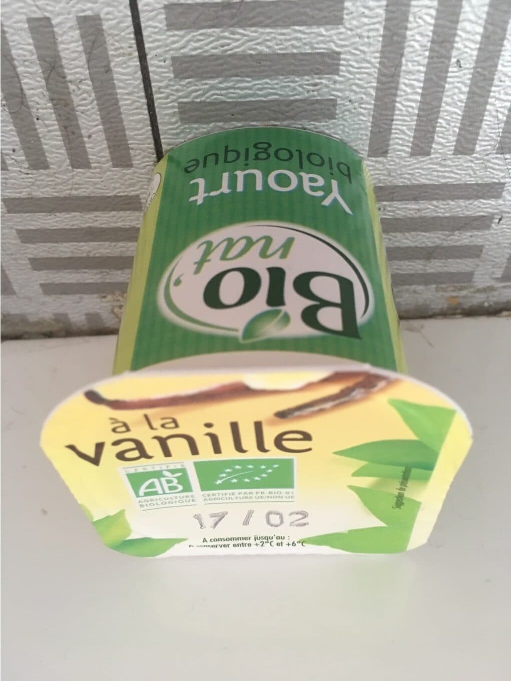 Bio nat’ Yaourt Bio Aromatisé à La Vanille packshot