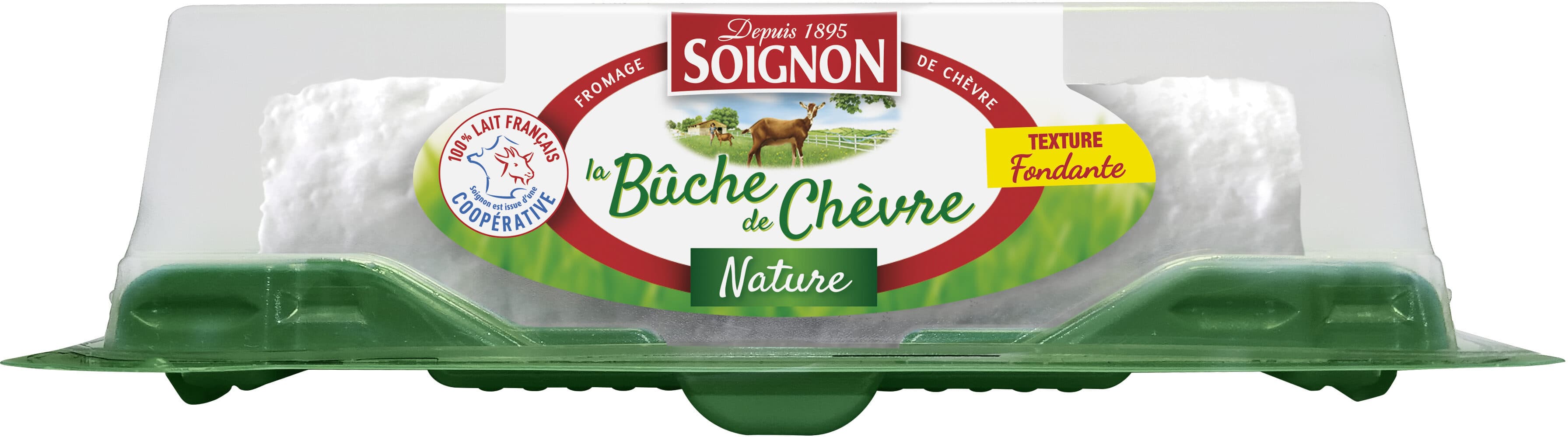 Soignon La Bûche de Chèvre Nature packshot