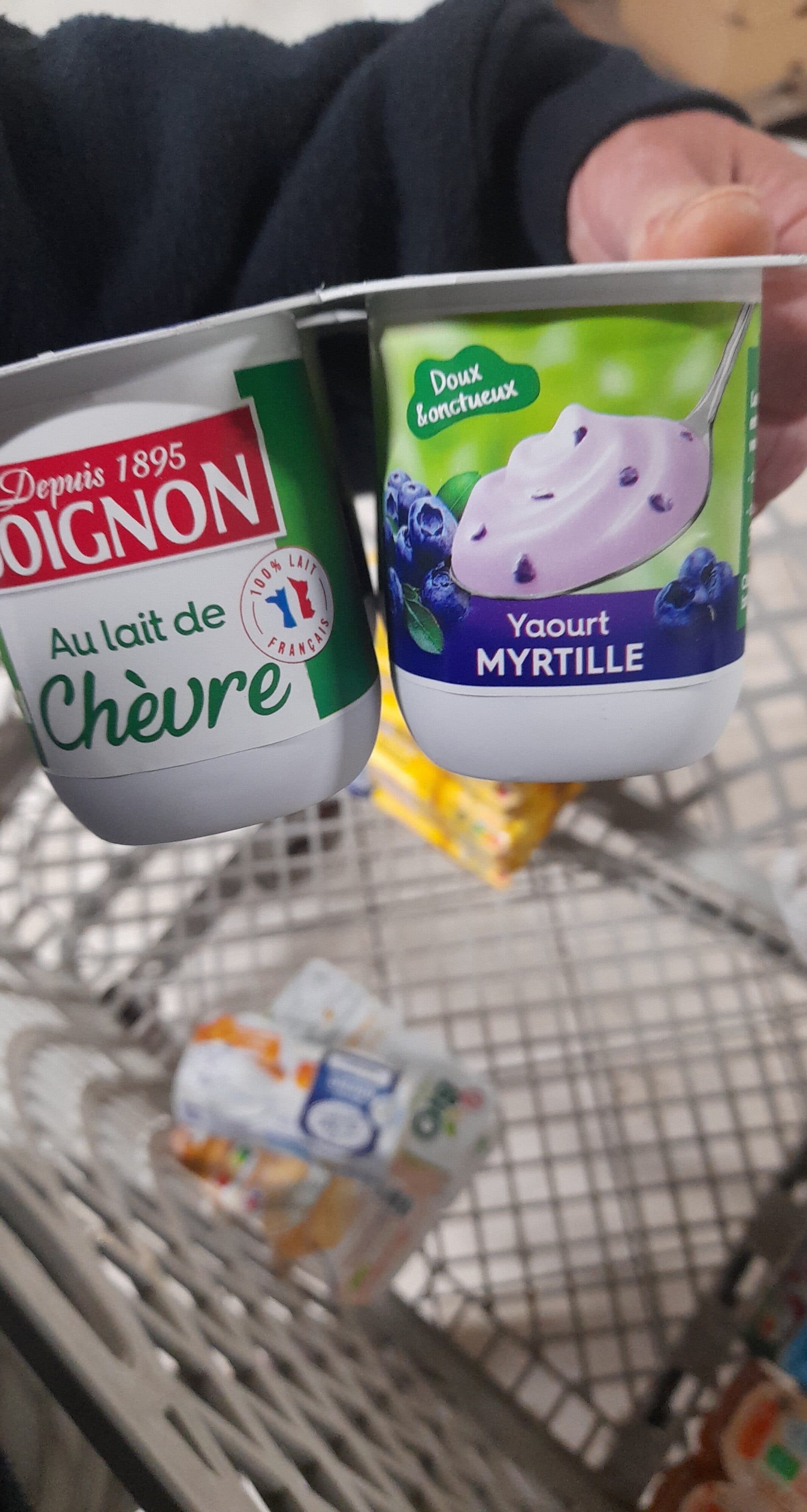 Soignon Brassé au lait de Chèvre Myrtille packshot