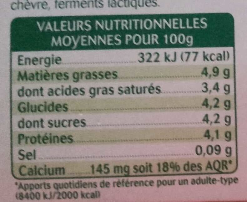 Soignon Yaourt Brassé au lait de Chèvre packshot