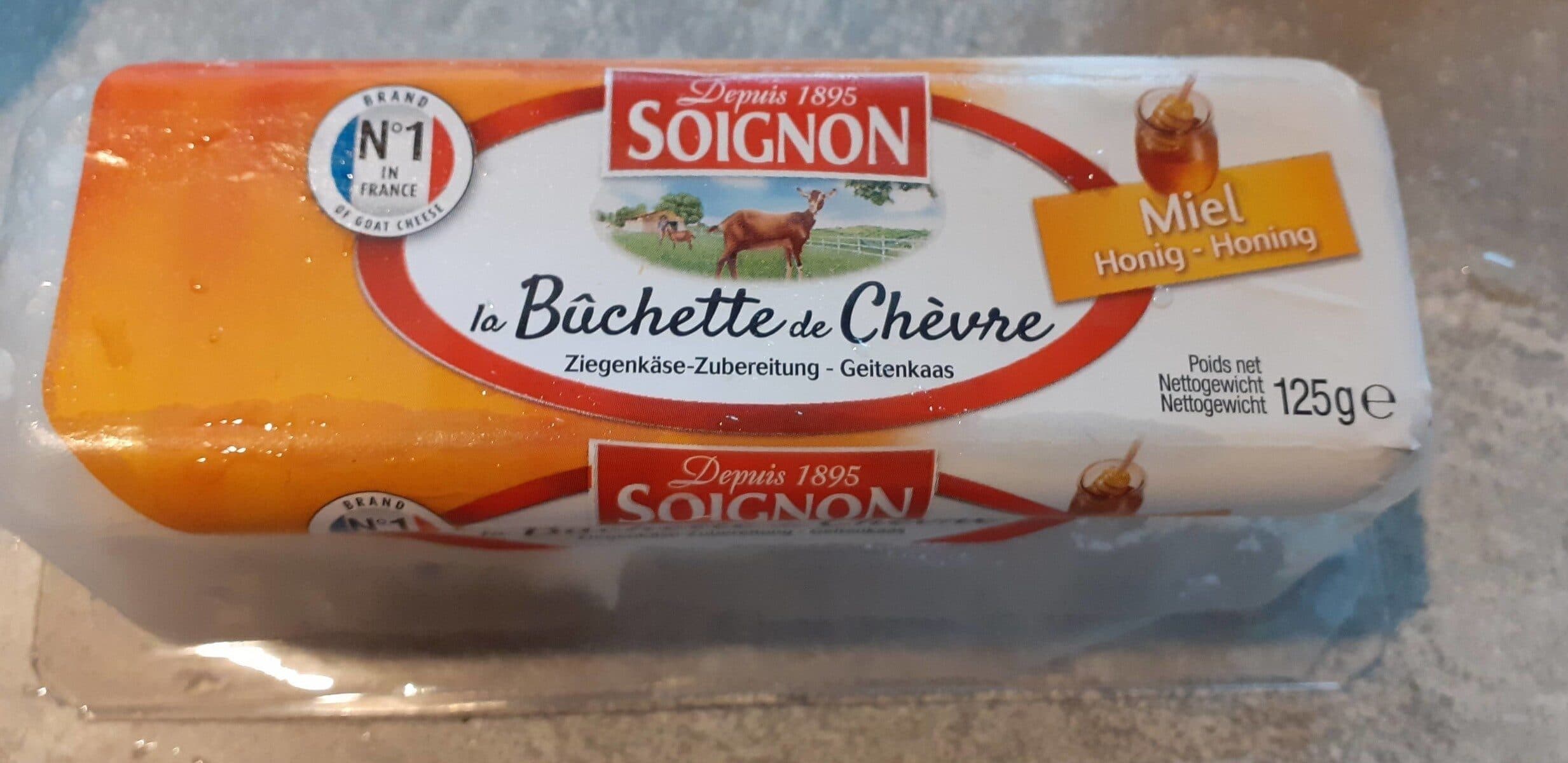 Soignon Bûchette de chèvre au miel packshot