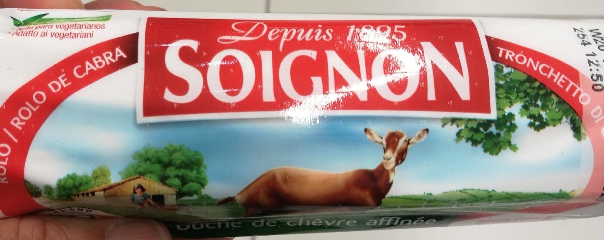 Soignon Buche de chevre affinee packshot