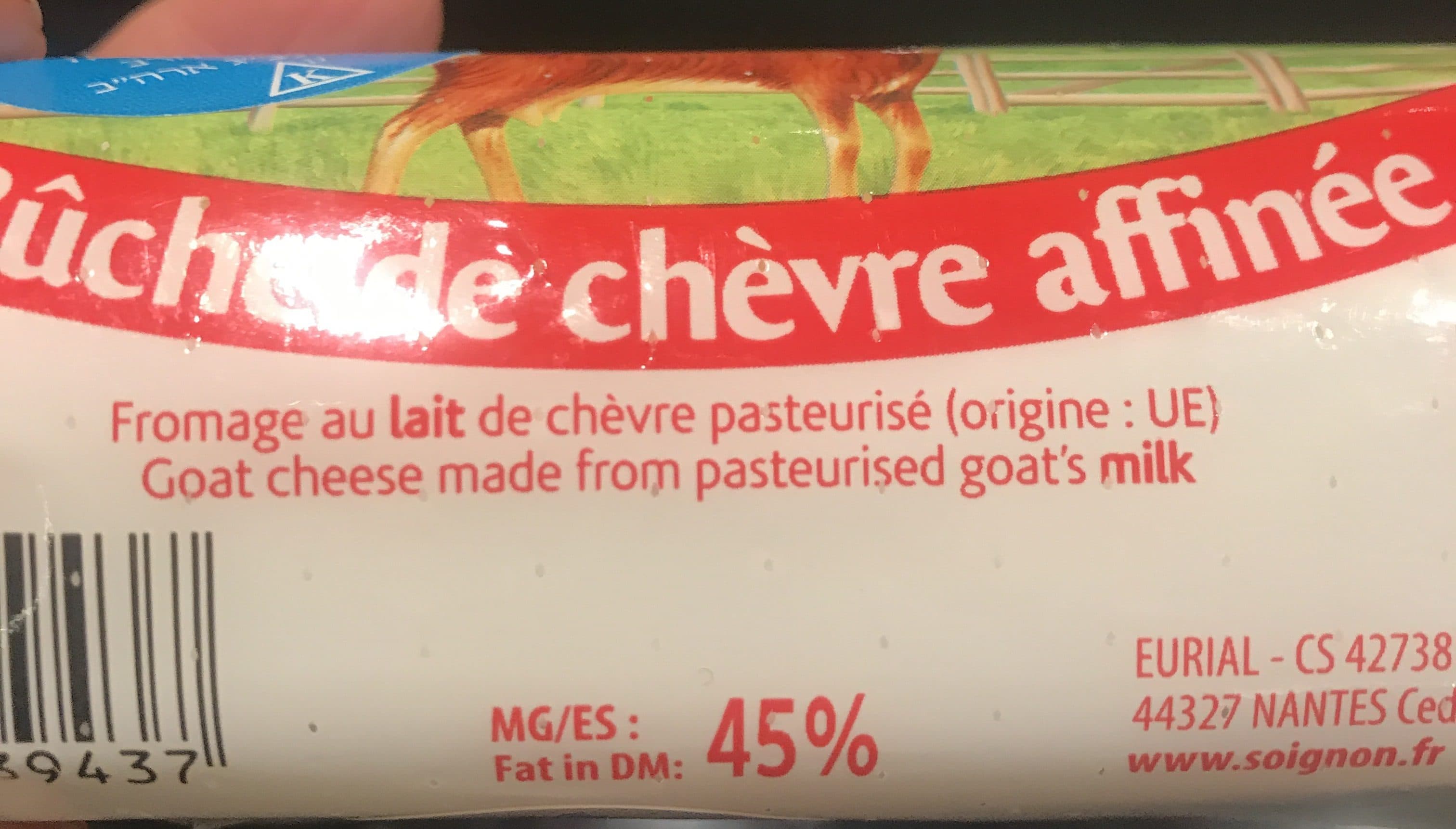 Soignon Buche de Chèvre Affinée packshot