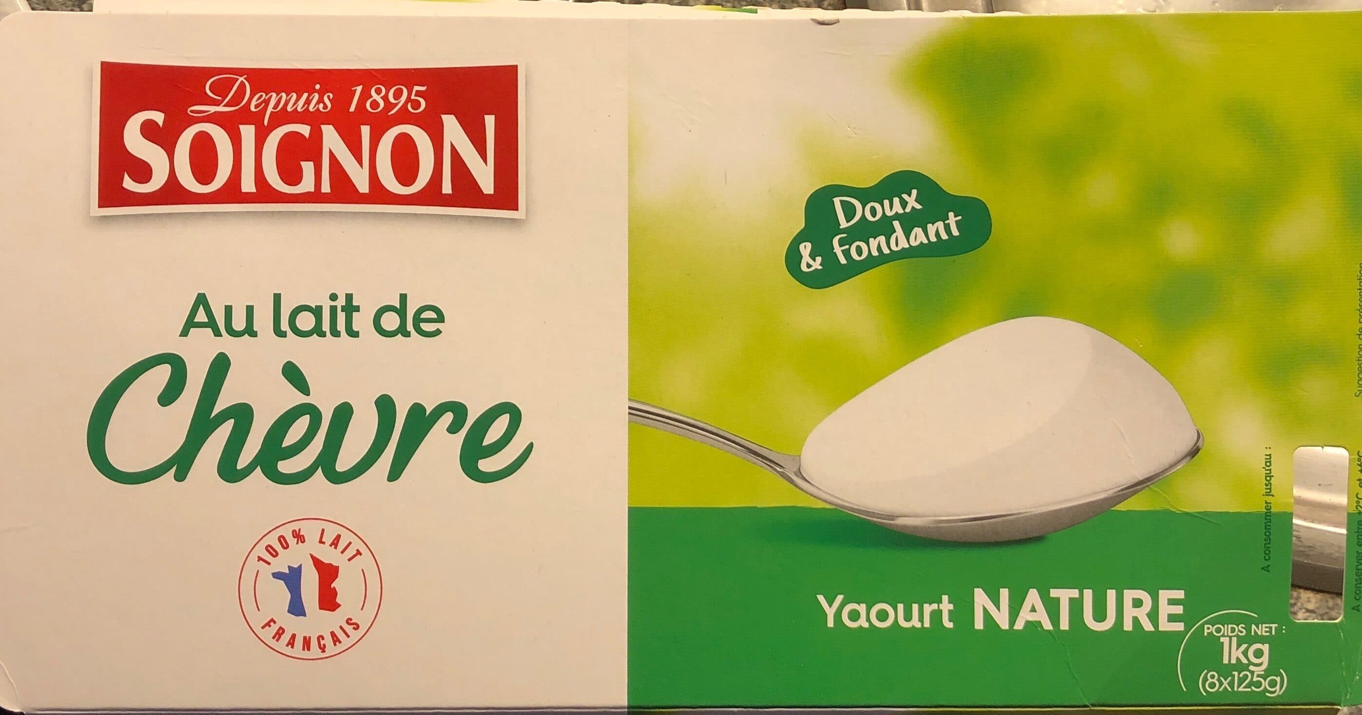 soignon Yaourt au lait de chevre packshot